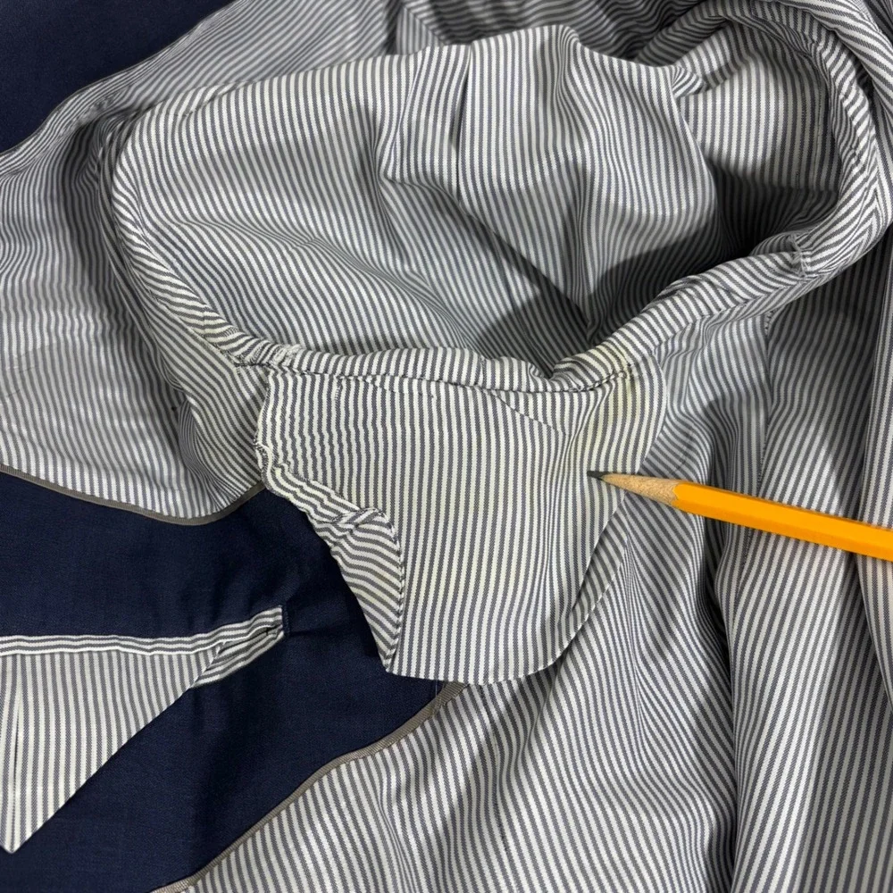 Brooks Brothers Explorer Regent Fit Blue Wool Blend Two Button Blazer Jacket 44L